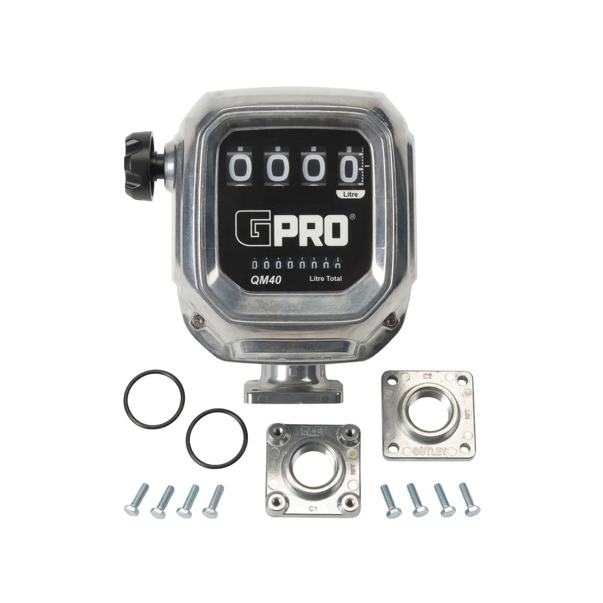 Medidor de combustible mecánico modular de 2 a 40 GPM Serie GPRO® QM40