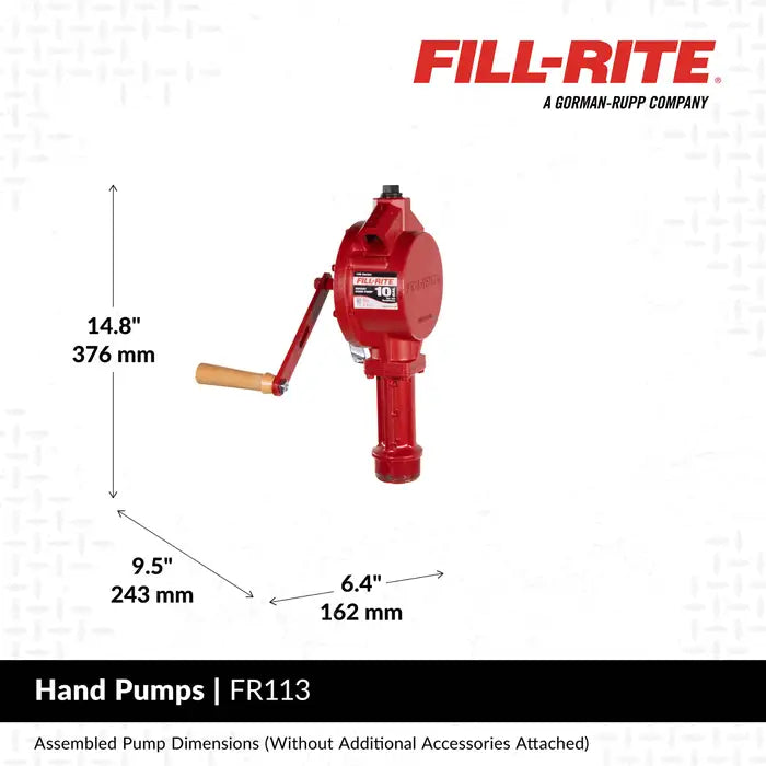 Bomba rotativa manual Fill Rite