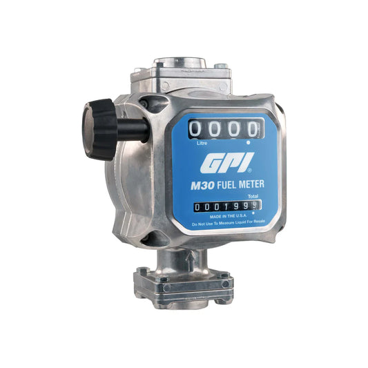 Medidor de combustible mecánico modular de 5 a 30 GPM Serie GPI® M30