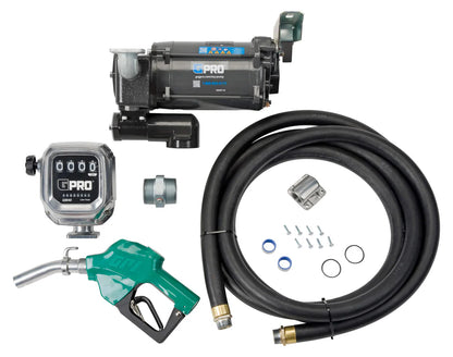 Bomba de transferencia de combustible de 115 V, 35 GPM con medidor QM