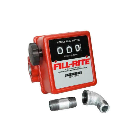 Medidor mecánico de transferencia de combustible de 3 dígitos, 19-76 LPM