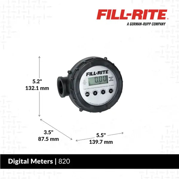 Medidor digital para agua no potable y productos químicos suaves