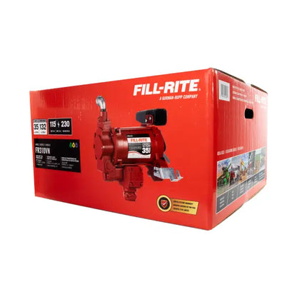 Bomba Fill-rite de transferencia de combustible con boquilla, 115/230 V CA, 35 GPM